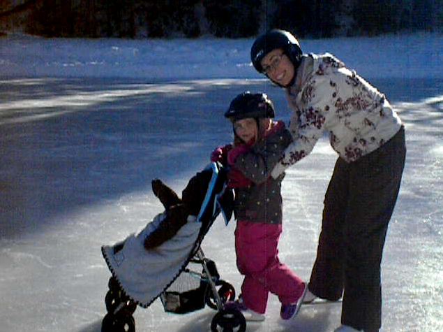 Aunty Dina Goes Skating II
